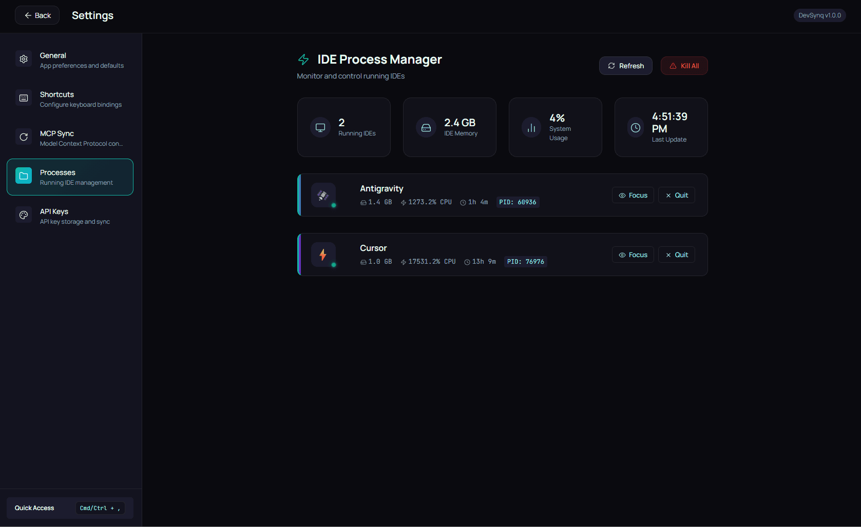 See What's Running screenshot